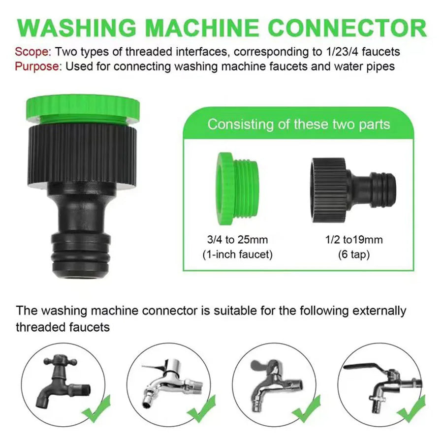 GODIY Solutions™ Expandable Hose Pipe Nozzle - (100 FT)