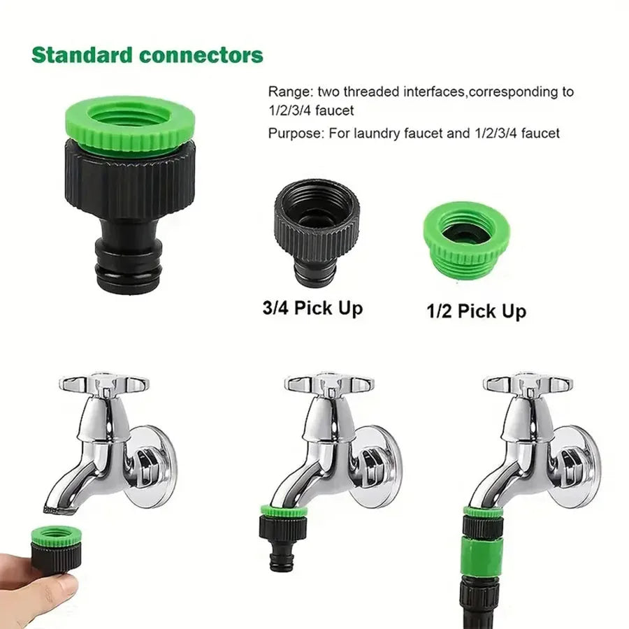 GODIY Solutions™ Expandable Hose Pipe Nozzle - (100 FT)