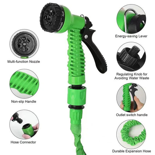 GODIY Solutions™ Expandable Hose Pipe Nozzle - (100 FT)