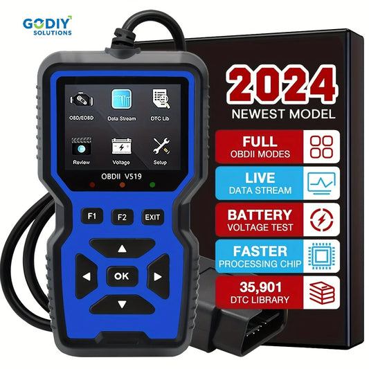 GODIY Solutions™ OBD2 Scanner: Your Pocket Car Mechanic + Electronic Instruction as a GIFT