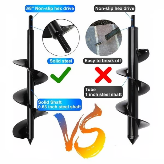GODIY Solutions™ Easy Gardening Auger Spiral Drill Bit