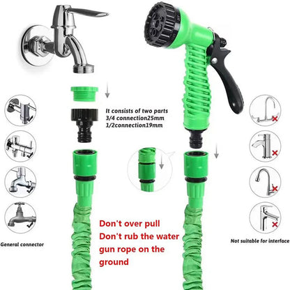 GODIY Solutions™ Expandable Hose Pipe Nozzle - (100 FT)