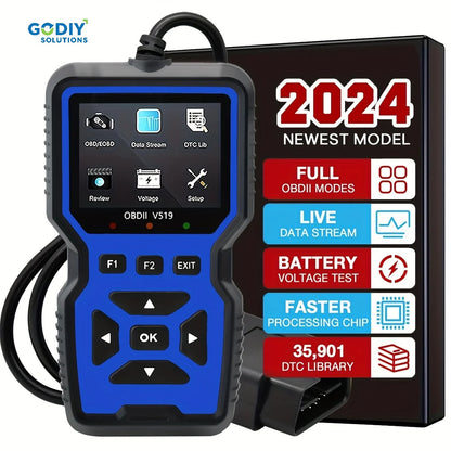 GODIY Solutions™ OBD2 Scanner: Your Pocket Car Mechanic + Electronic Instruction as a GIFT