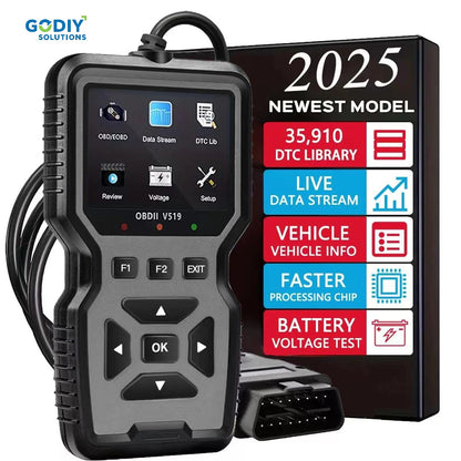 GODIY Solutions™ OBD2 Scanner: Your Pocket Car Mechanic + Electronic Instruction as a GIFT