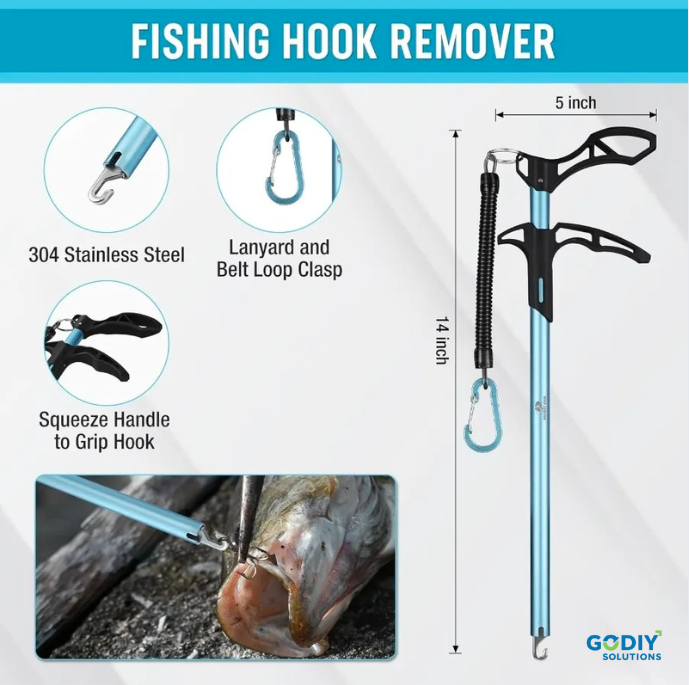 GODIY Solutions™ Mossy Oak 6-in-1 Fishing Tool Kit: Your Complete Angler's Companion