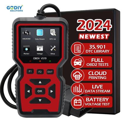 GODIY Solutions™ OBD2 Scanner: Your Pocket Car Mechanic + Electronic Instruction as a GIFT