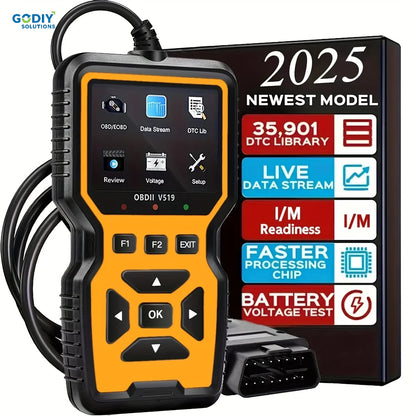 GODIY Solutions™ OBD2 Scanner: Your Pocket Car Mechanic + Electronic Instruction as a GIFT